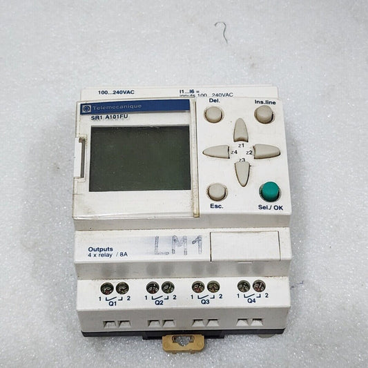 SR1 A101FU SMART RELAY PROTECTION MODULE 100-240VAC DISPLAY BRIGHTNESS IS LOW