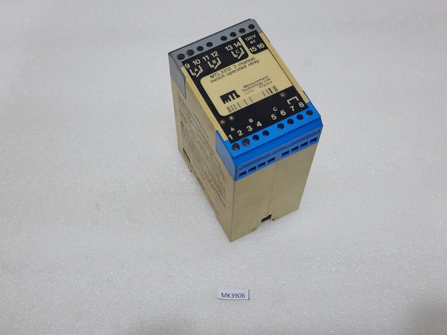 MEASUREMENT TECHNOLOGY MTL2212 3-CH SWITCH OPERATED RELAY 120VAC