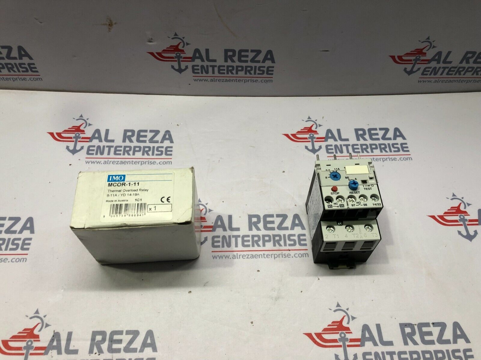 IMO MCOR-1-11 THERMAL OVERLOAD RELAY 8-11A/YD 14-19A
