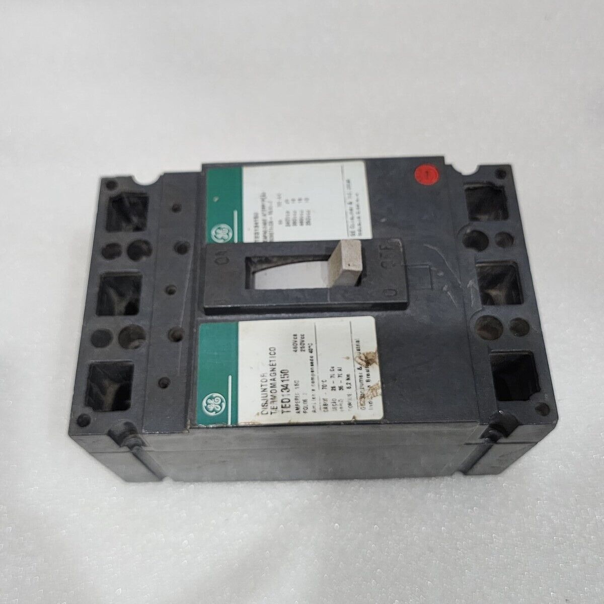 GE TED134150 3-POLE CIRCUIT BREAKER 150A GENERAL ELECTRIC