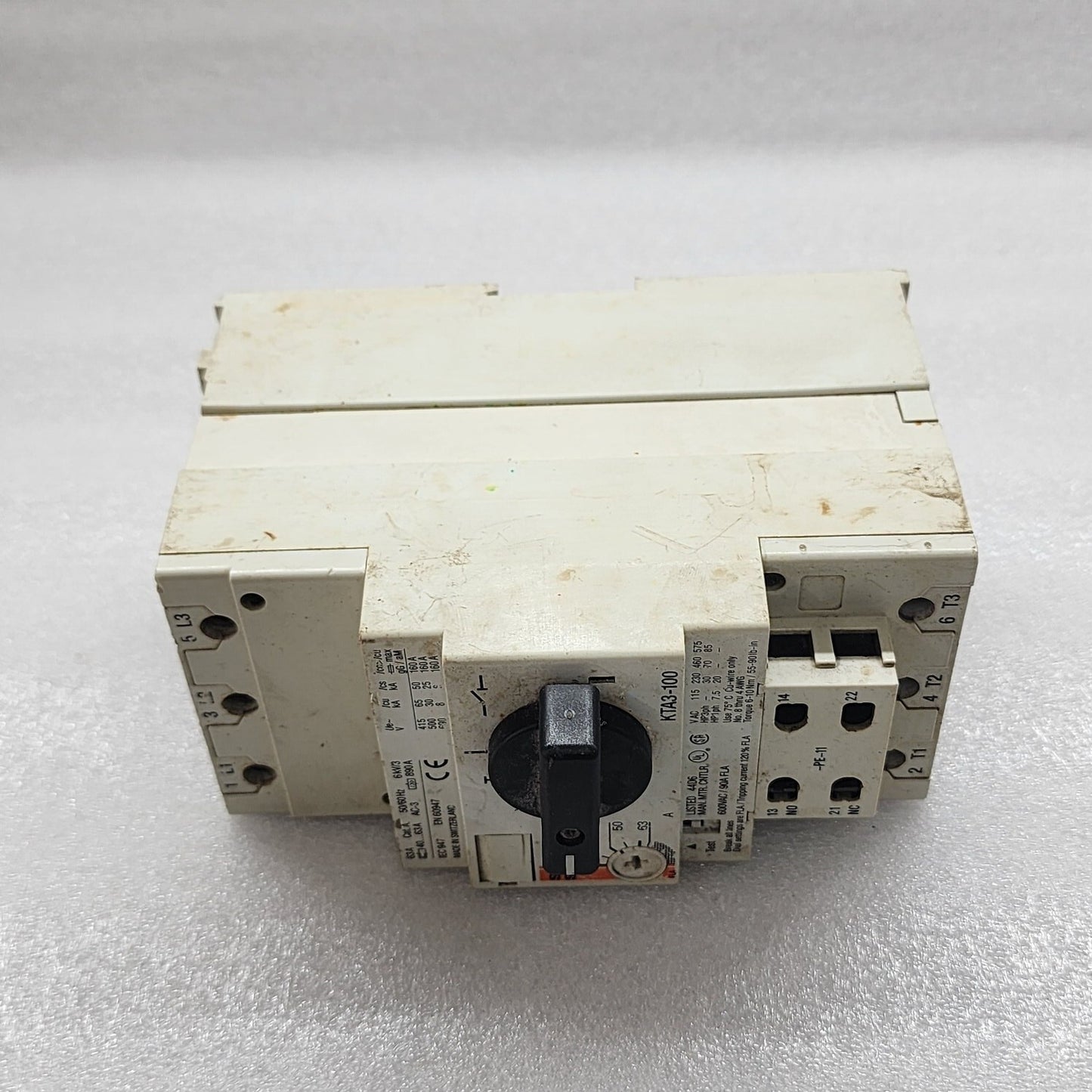 SPRECHER + SCHUH KTA3-100 MOTOR CIRCUIT CONTROLLER 40-63A