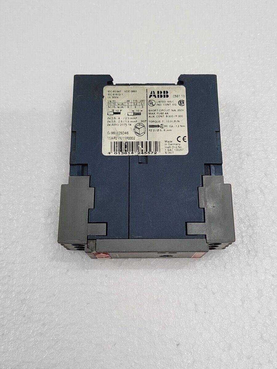 ABB C561.10 TIME DELAY RELAY 1SAR310011R0002