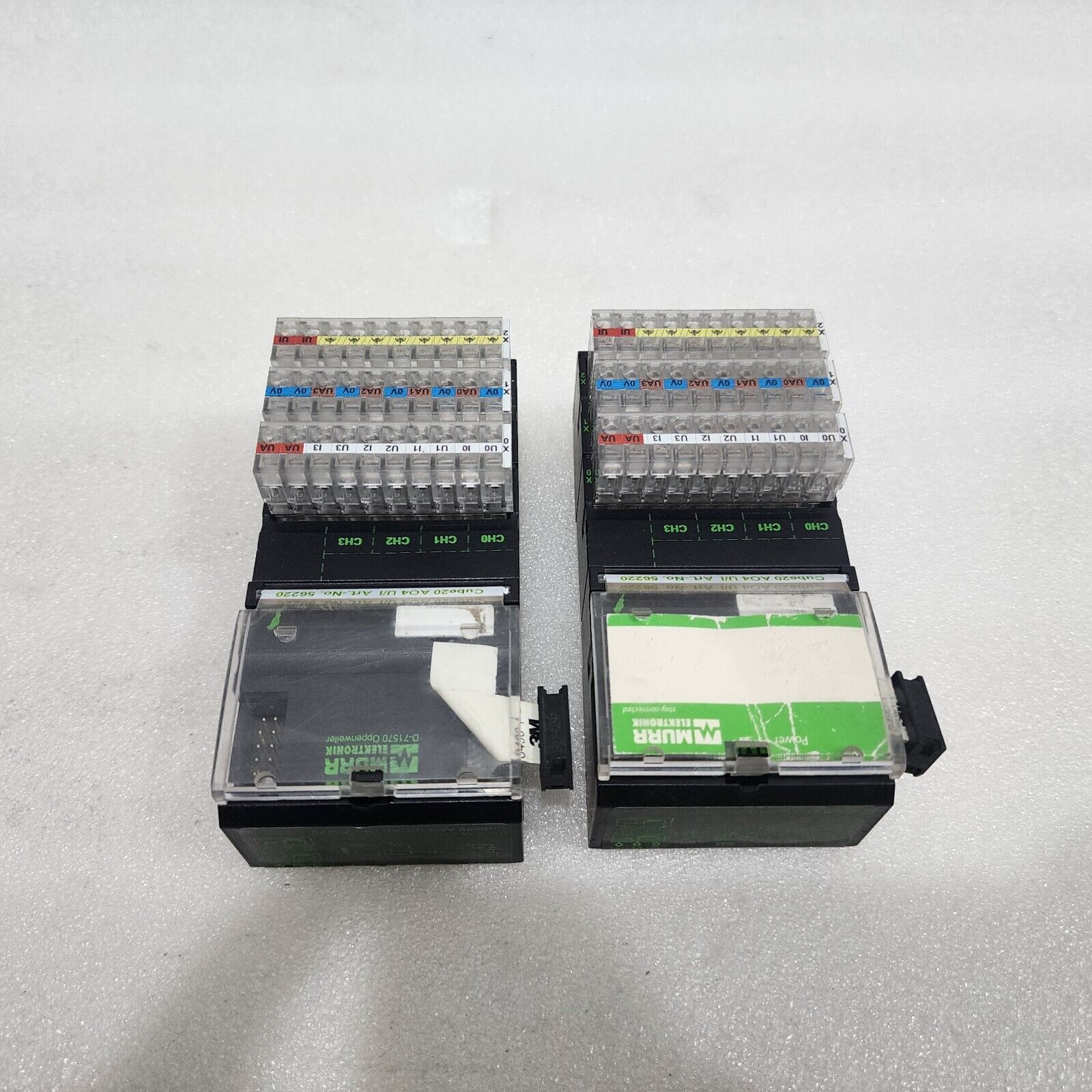 MURR ELEKTRONIK CUBE20 AO4 U/I ANALOG OUTPU EXPANSION MODULE 56220