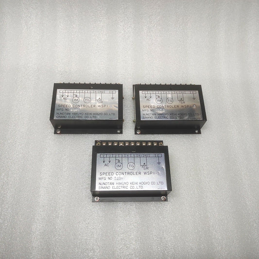 NUNOTANI HAKUYO KEIKI KOGYO WSPI-2 SPEED CONTROLER 2306 SINANO ELECTRIC 