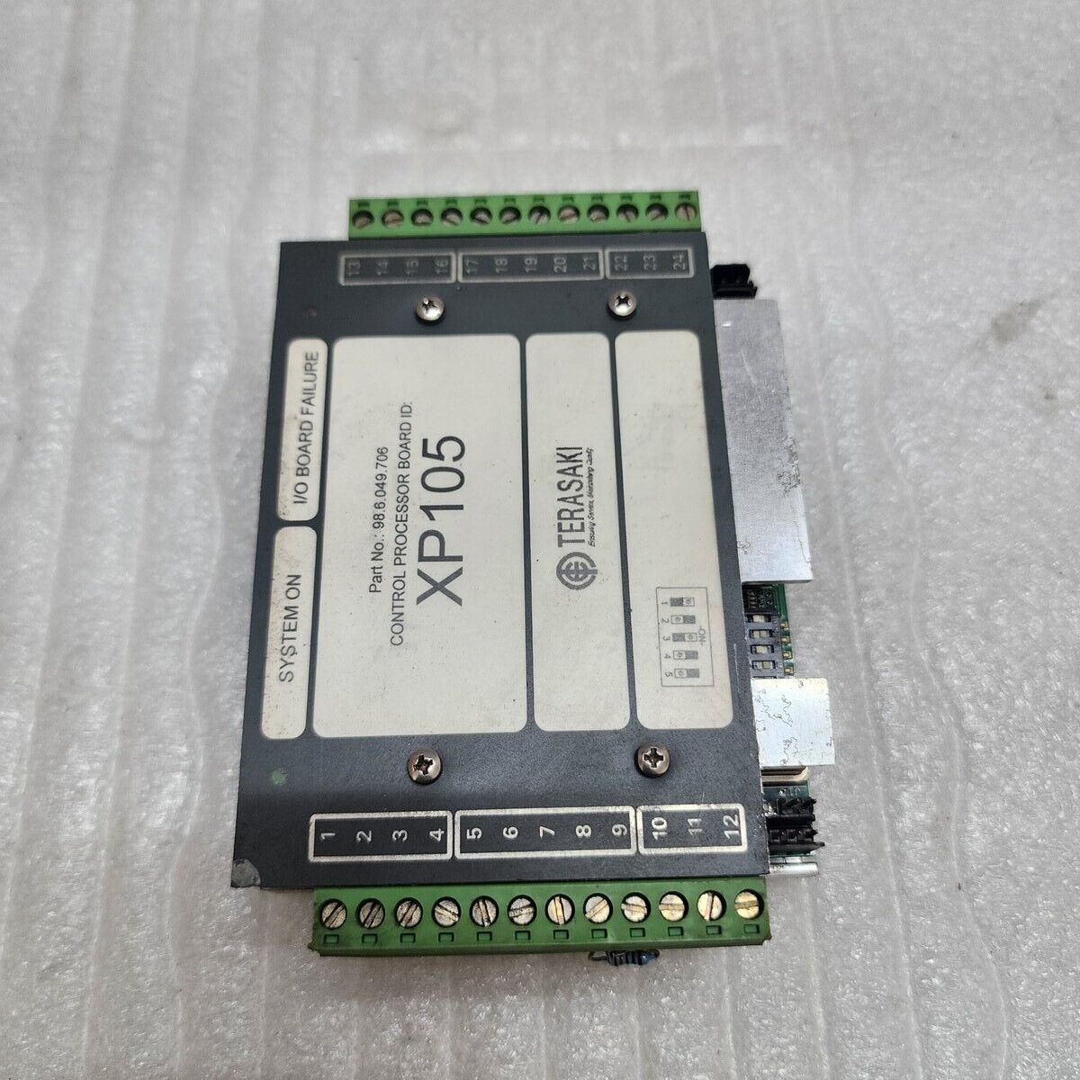 TERASAKI XP105 CONTROL PROCESSOR BOARD 98.6.049.706