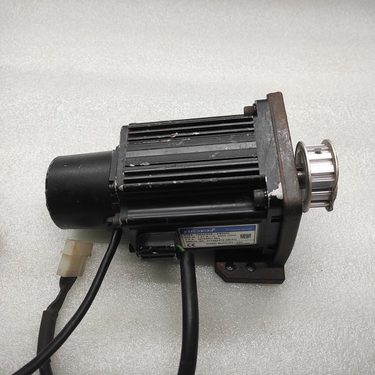 HIGEN FMACN06-PB00IN AC SERVO MOTOR 600W 3.5A 1.91N-m 3000 RPM