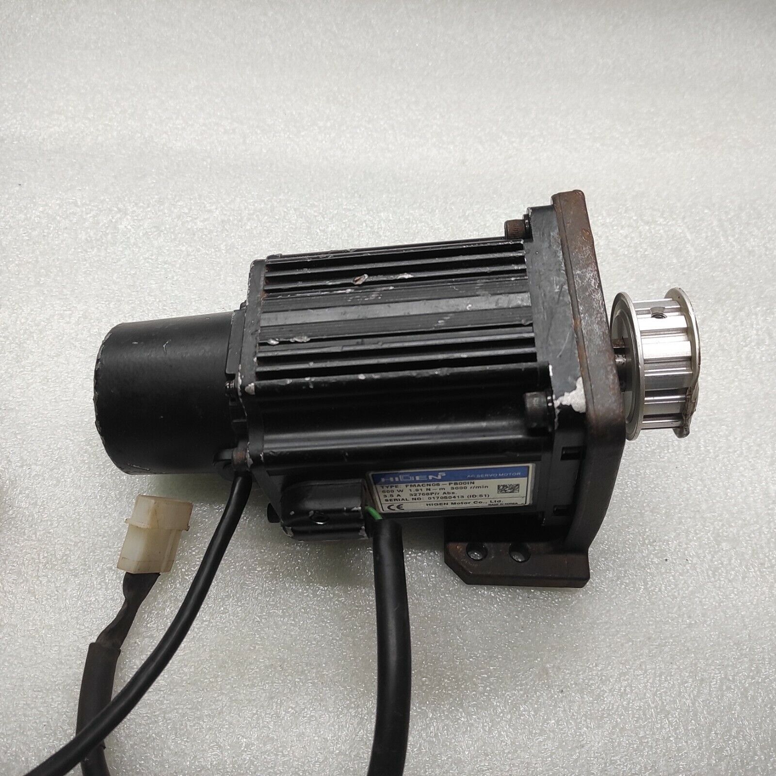 HIGEN FMACN06-PB00IN AC SERVO MOTOR 600W 3.5A 1.91N-m 3000 RPM