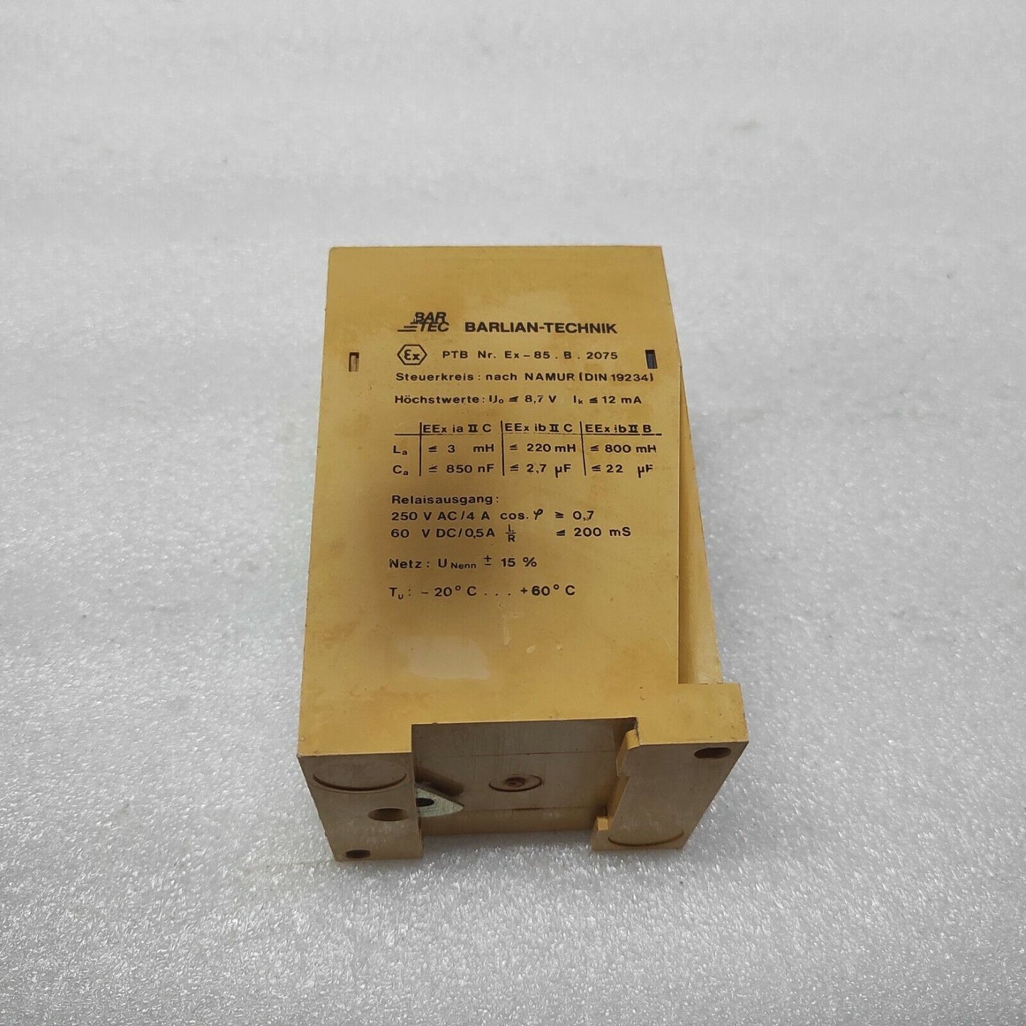 BARLIAN TECHNIK 17-5923-2612 SWITCH AMPLIFIER 220V