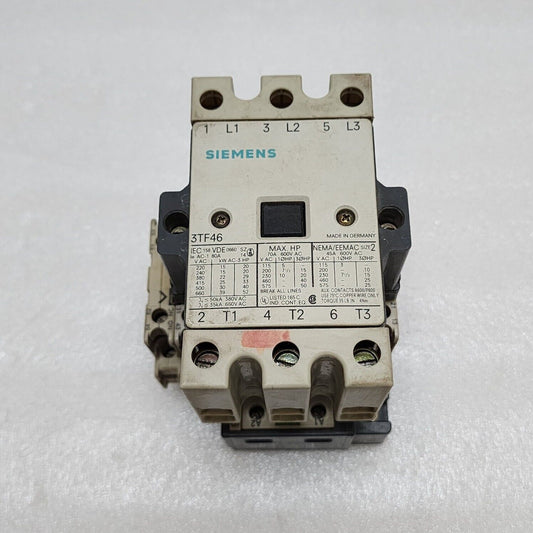 SIEMENS 3TF46 CONTACTOR 80A