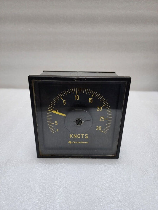 CONSILIUM KNOTS SIA-2-8 SPEED LOG ANALOG INDICATOR 71-21049-17