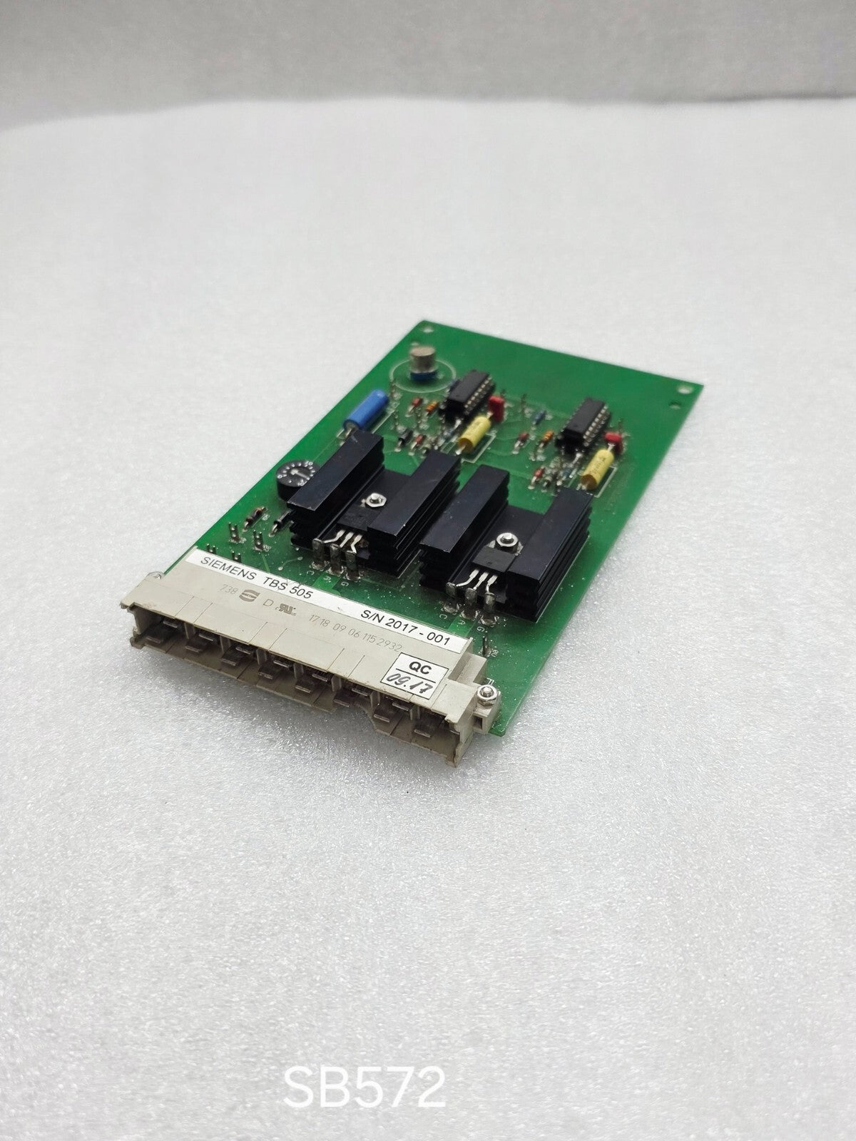 SIEMENS TBS 505 CONTROL BOARD