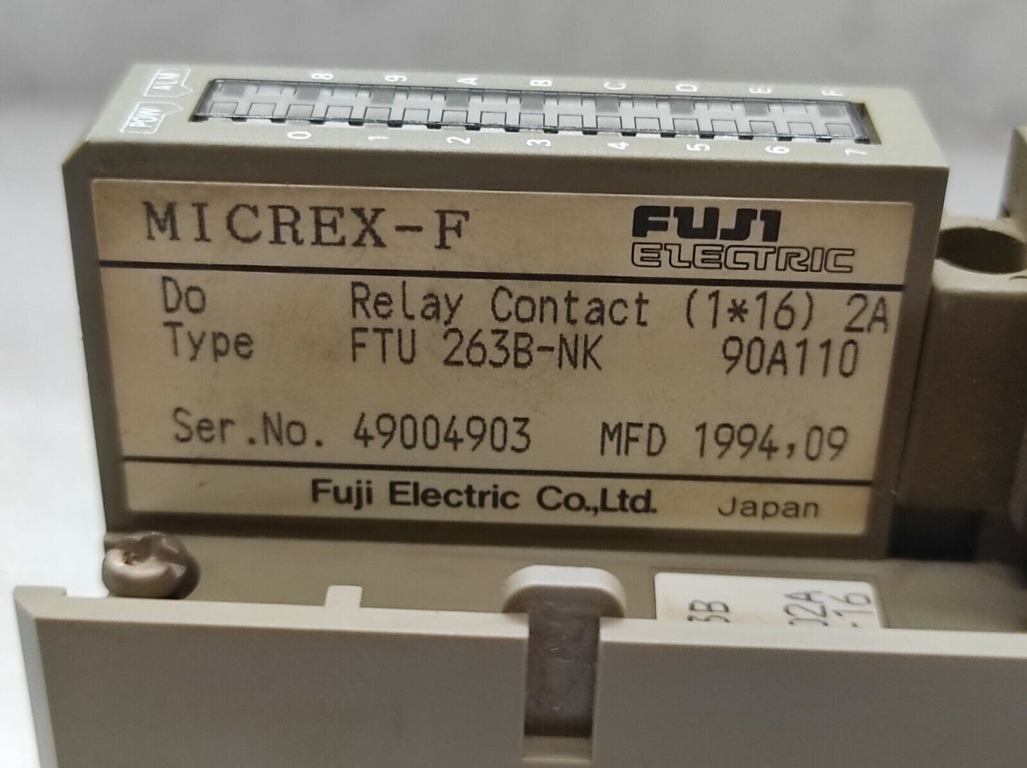 FUJI ELECTRIC FTU 263B-NK DIGITAL OUTPUT MODULE 