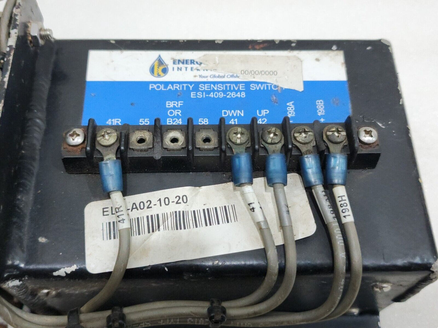 ENERGY SERVICES INTERNATIONAL ESI-409-2648 POLARITY SENSITIVE SWITCH