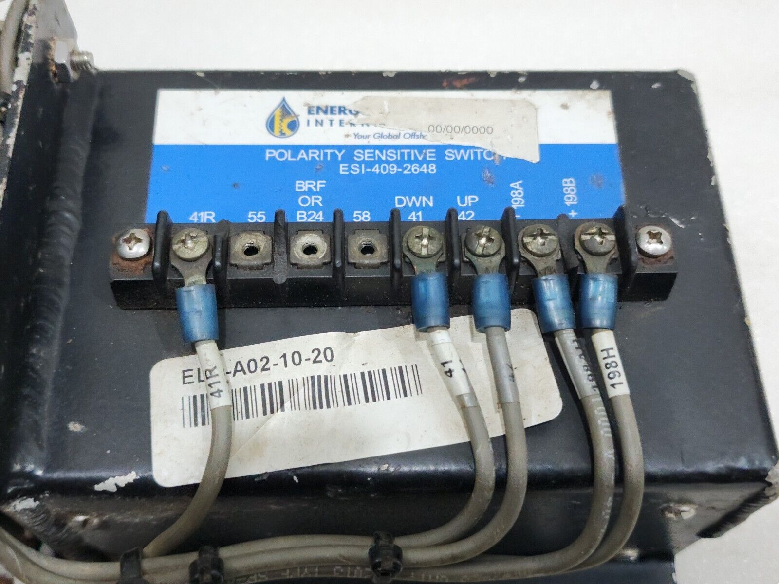 ENERGY SERVICES INTERNATIONAL ESI-409-2648 POLARITY SENSITIVE SWITCH