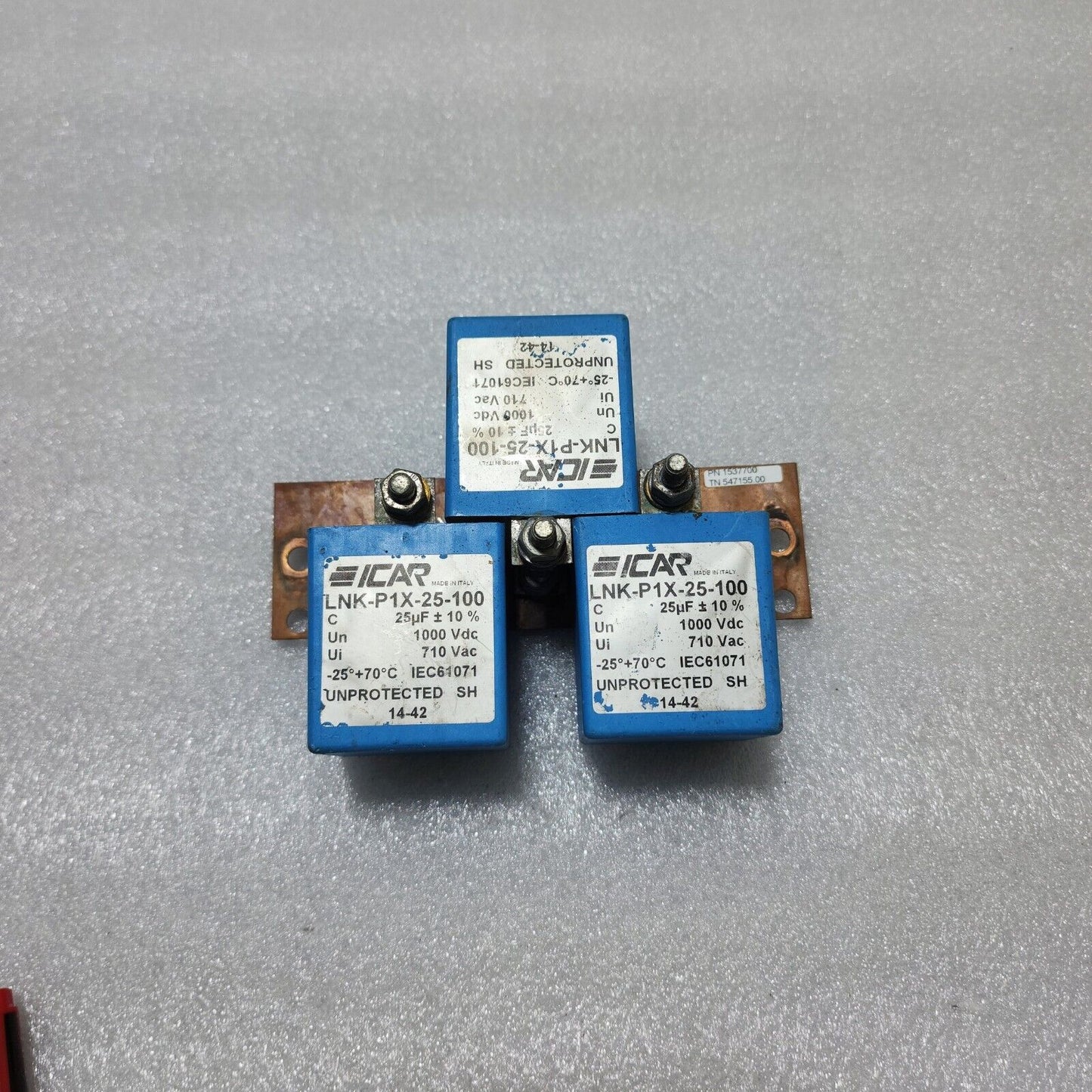 ICAR 1537700 DC LINK CAPACITORS LNK-P1X-25-100