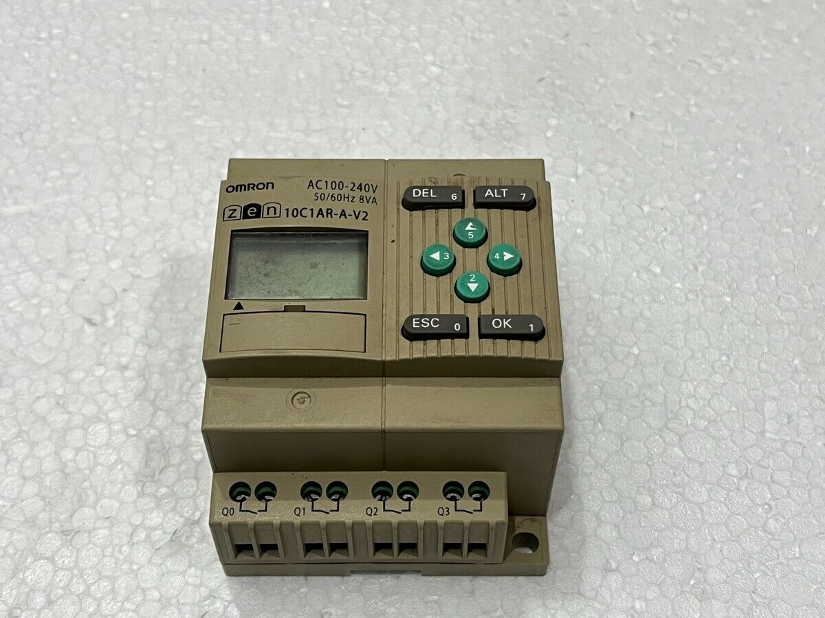 OMRON ZEN-10C1AR-A-V2 PROGRAMMABLE RELAY CPU UNIT 100-240V