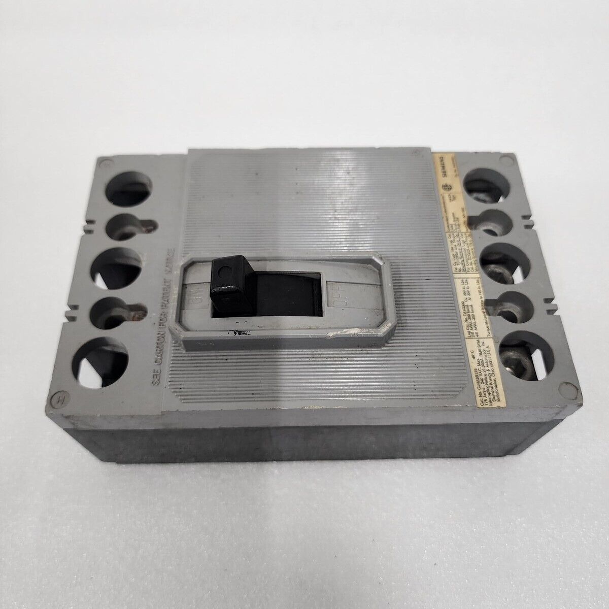 SIEMENS QJH23B175 3-POLE CIRCUIT BREAKER 175A