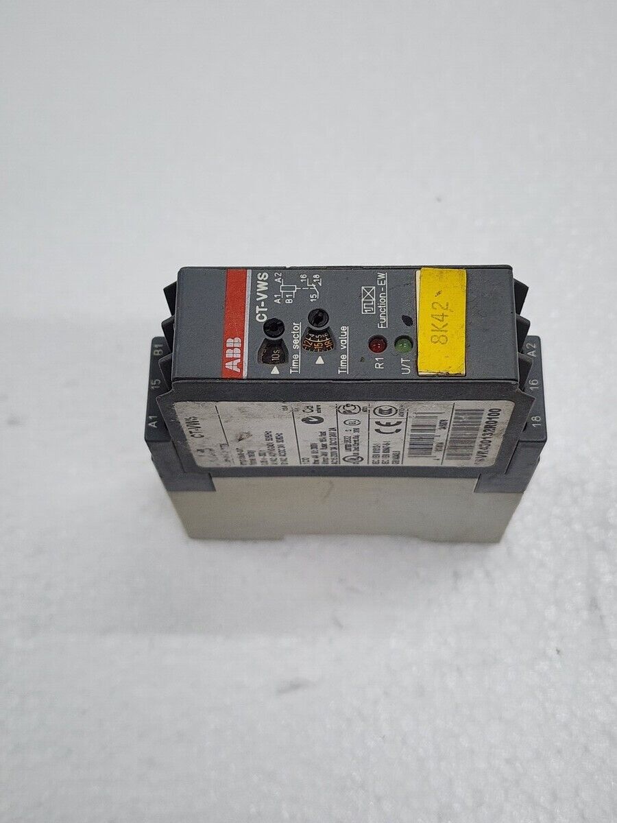 ABB CT-VWS IMPULSE ON TIME RELAY 110-240VAC / 24V AC-DC 1SVR430132R0100