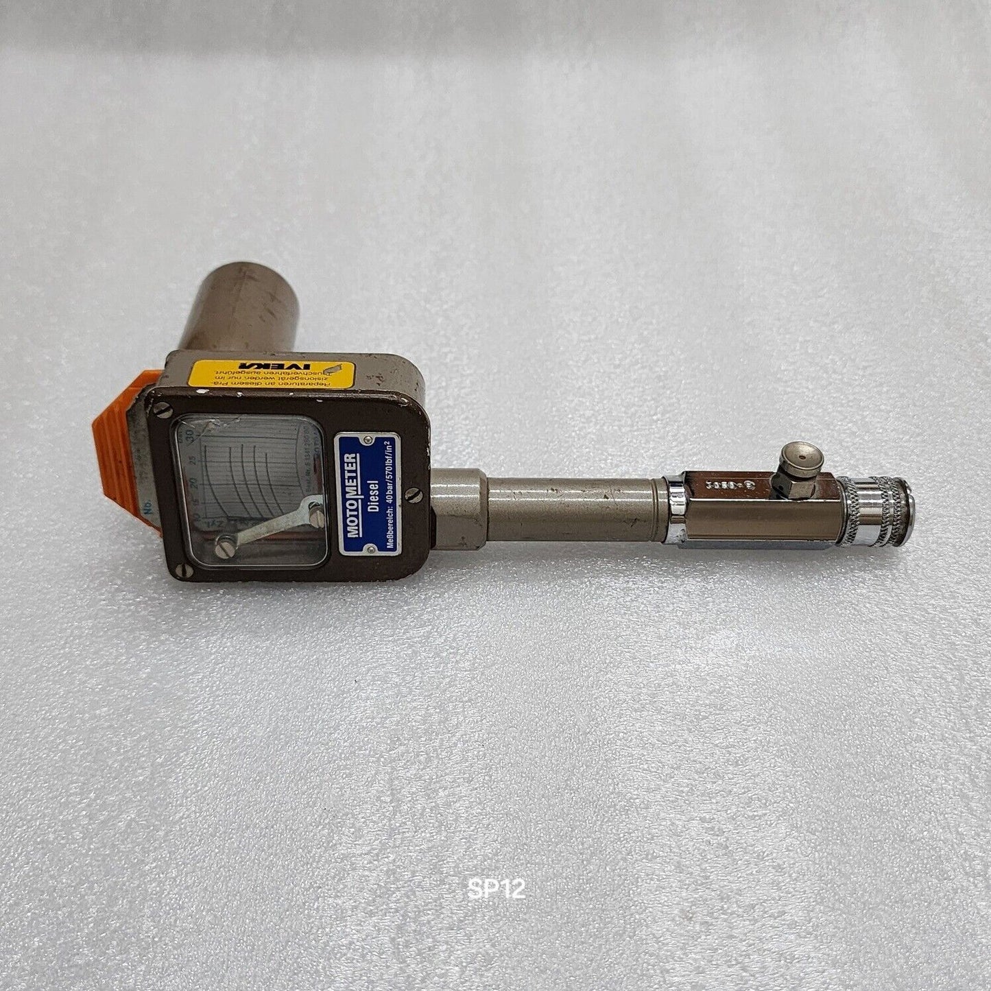 MOTO METER DIESEL COMPRESSION GAUGE 40BAR