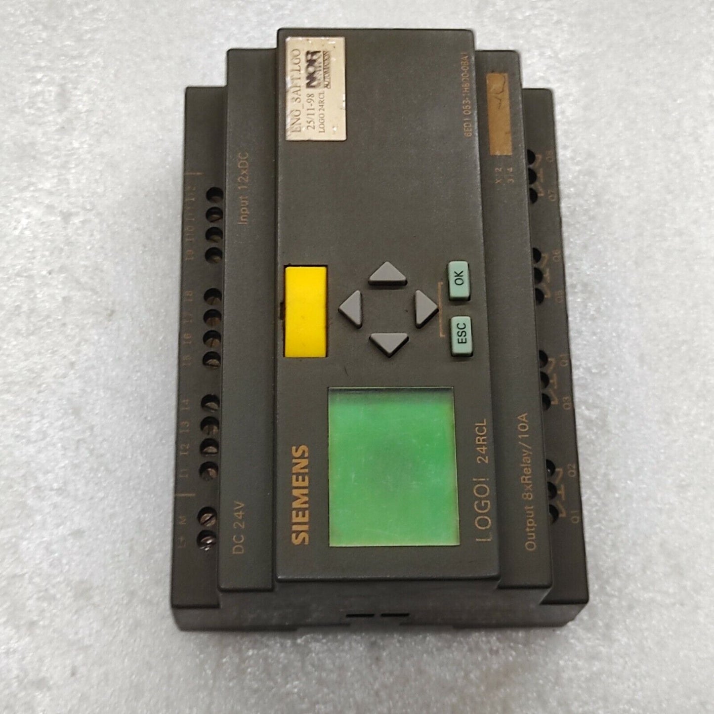 SIEMENS 6ED1 053-1HB00-0BA1 LOGO 24RCL 24VDC