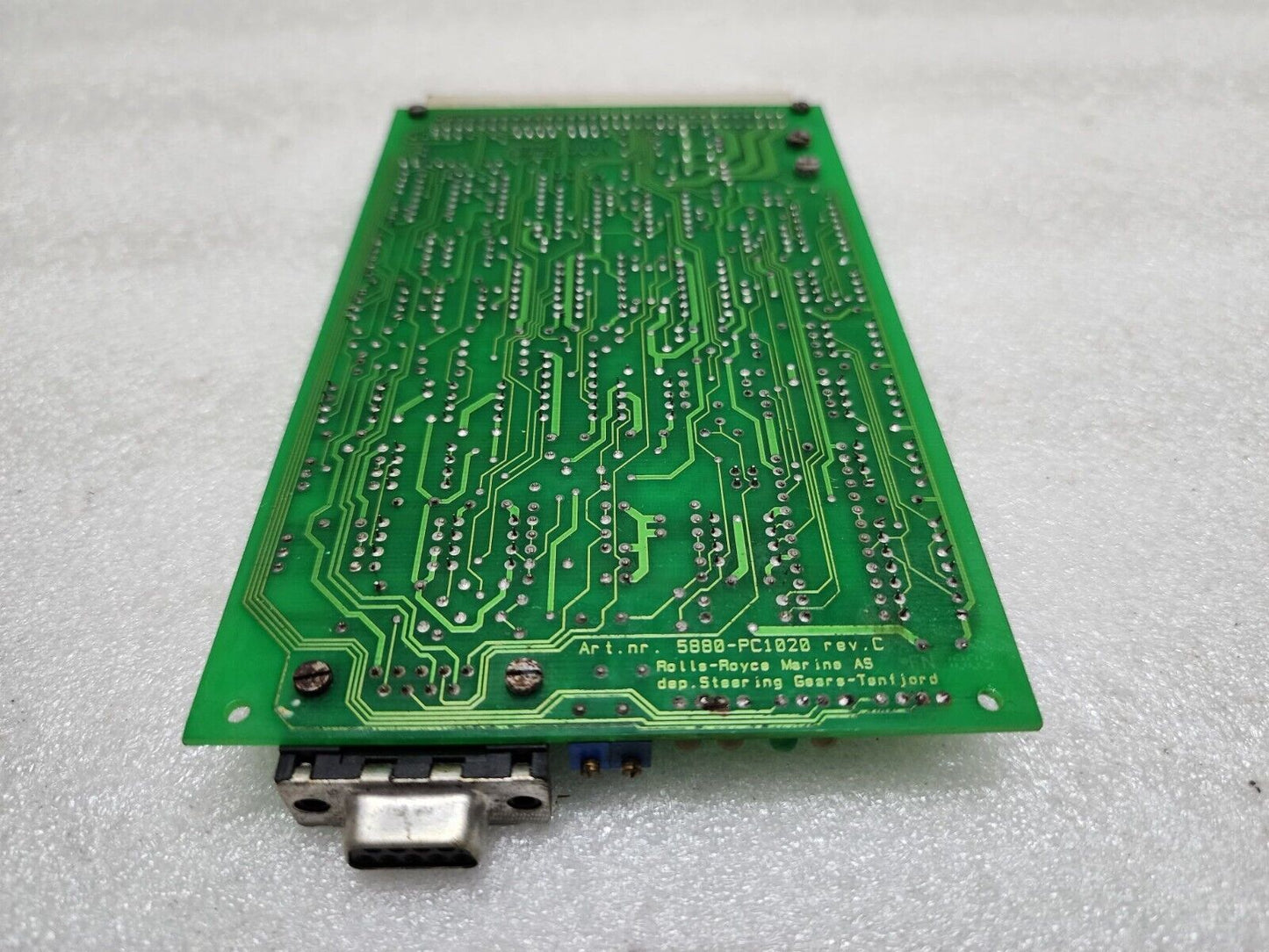 ROLLS-ROYCE MARINE AS 5880-PC1020 DEP STEERING GEARS TENFJORD