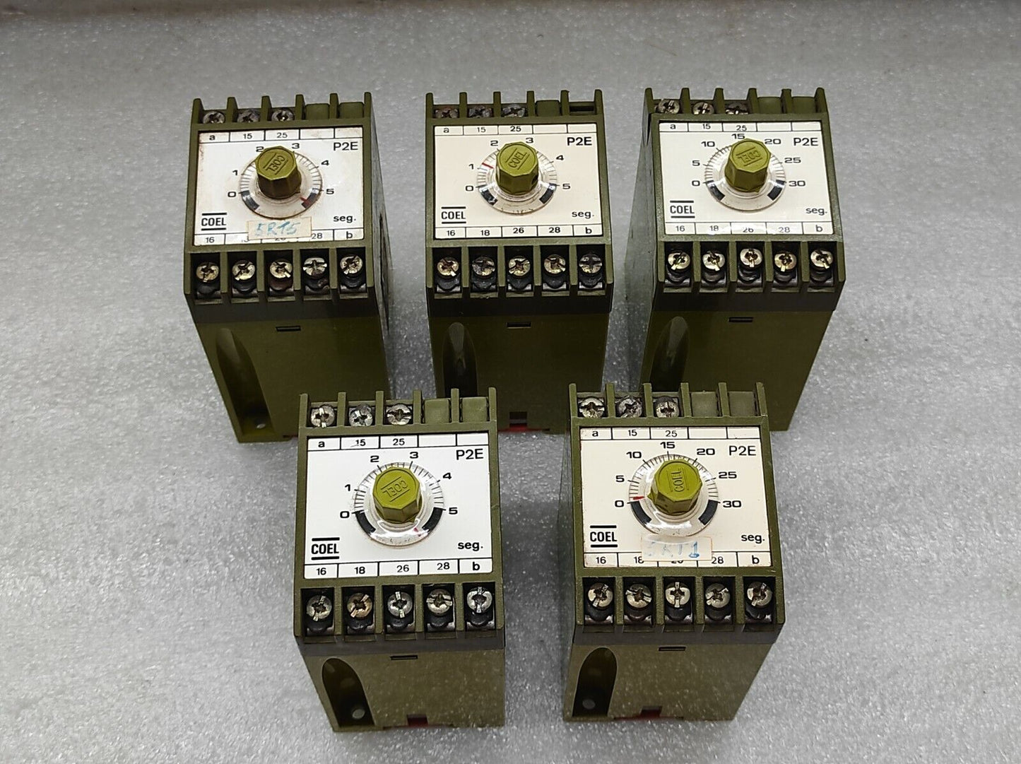 COEL P2E TIME DELAY RELAY 110V 0-5 SEC