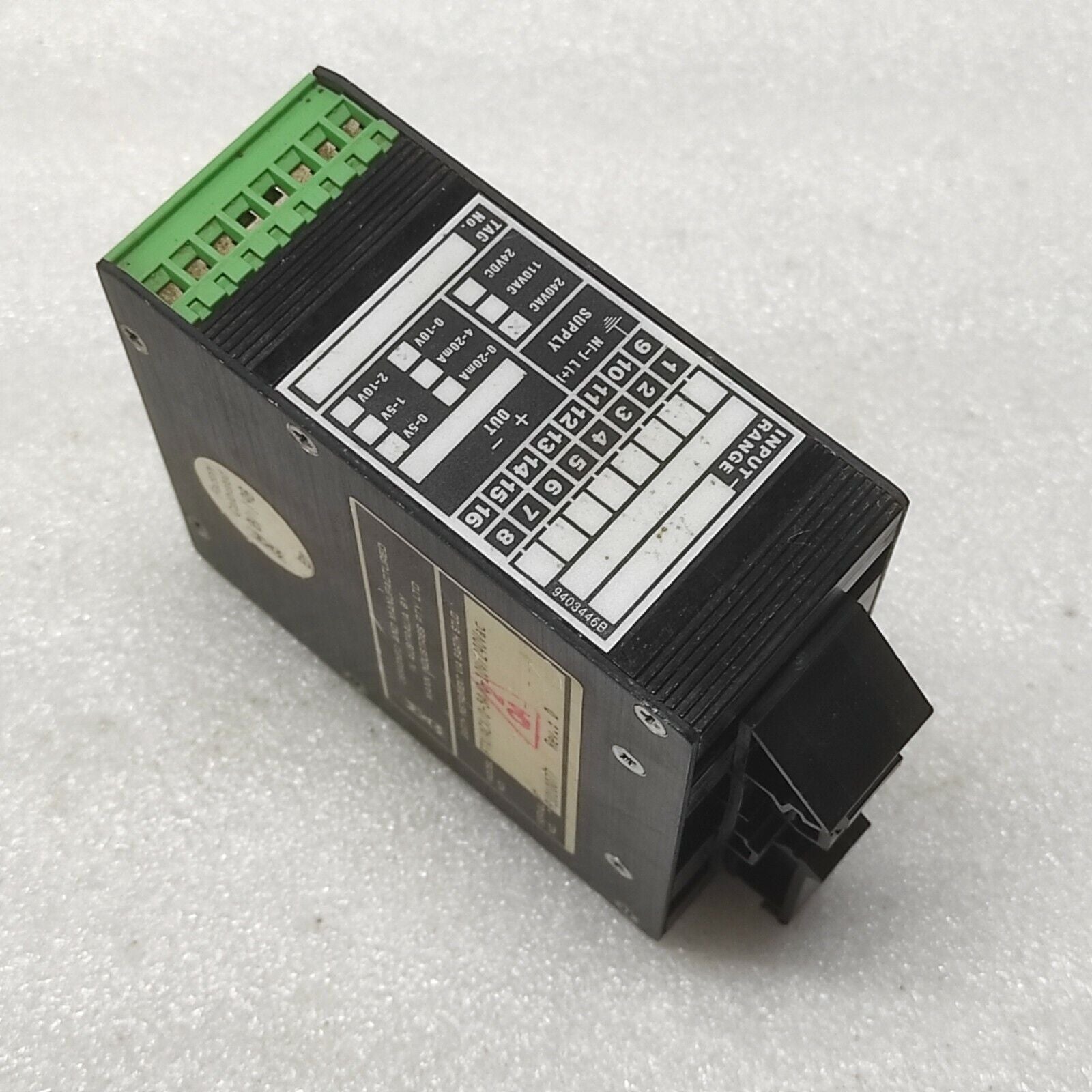 MANN FTX-ACX AC-CURRENT TRANSMITTER FTX/ACX/0-5A/0-10V/240VAC