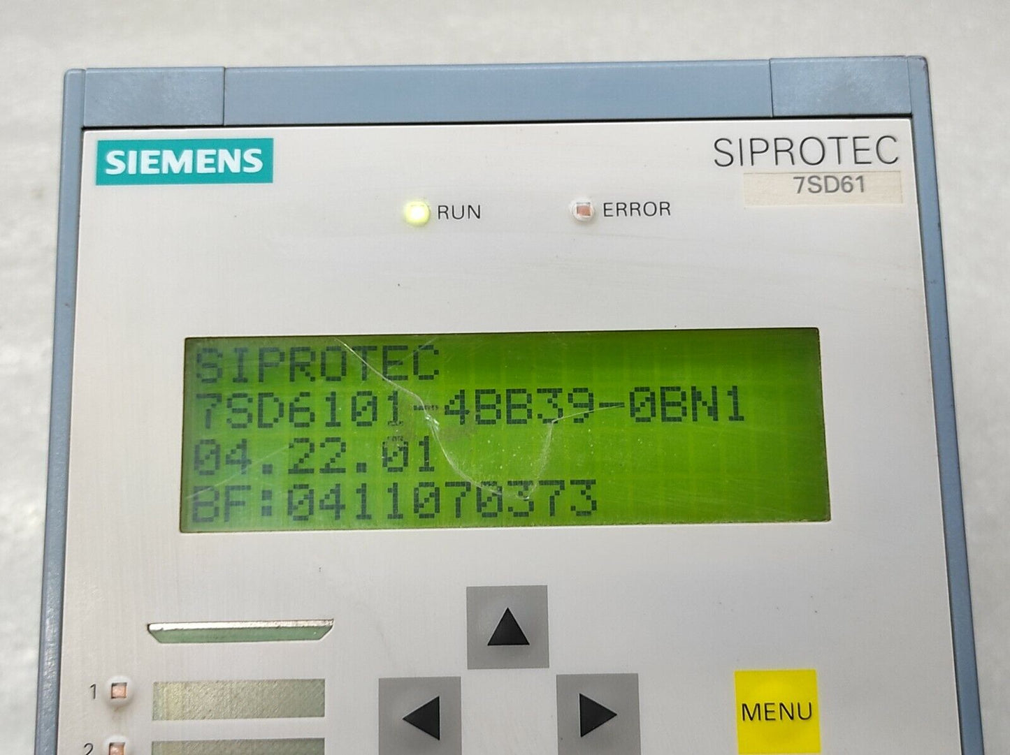 SIEMENS SIPROTEC 7SD61 LINE DIFFERENTIAL PROTECTION 7SD6101-4BB39-0BN1CC