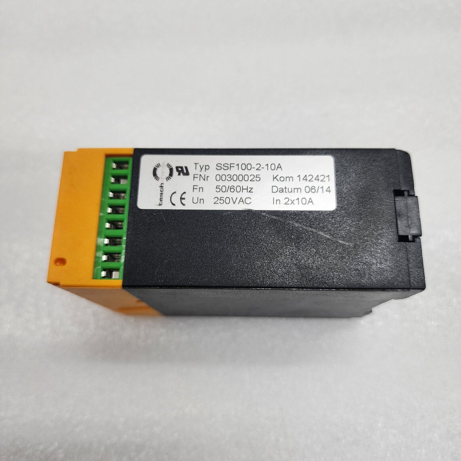 TESCH-EMC SSF100-2-10A LINE FILTER SSF 100 250VAC