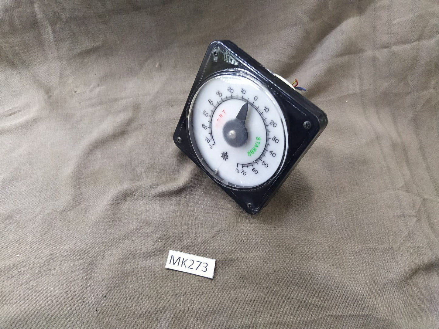 Nunotani Nautical Instrument Rudder Angle Indicator 0-75