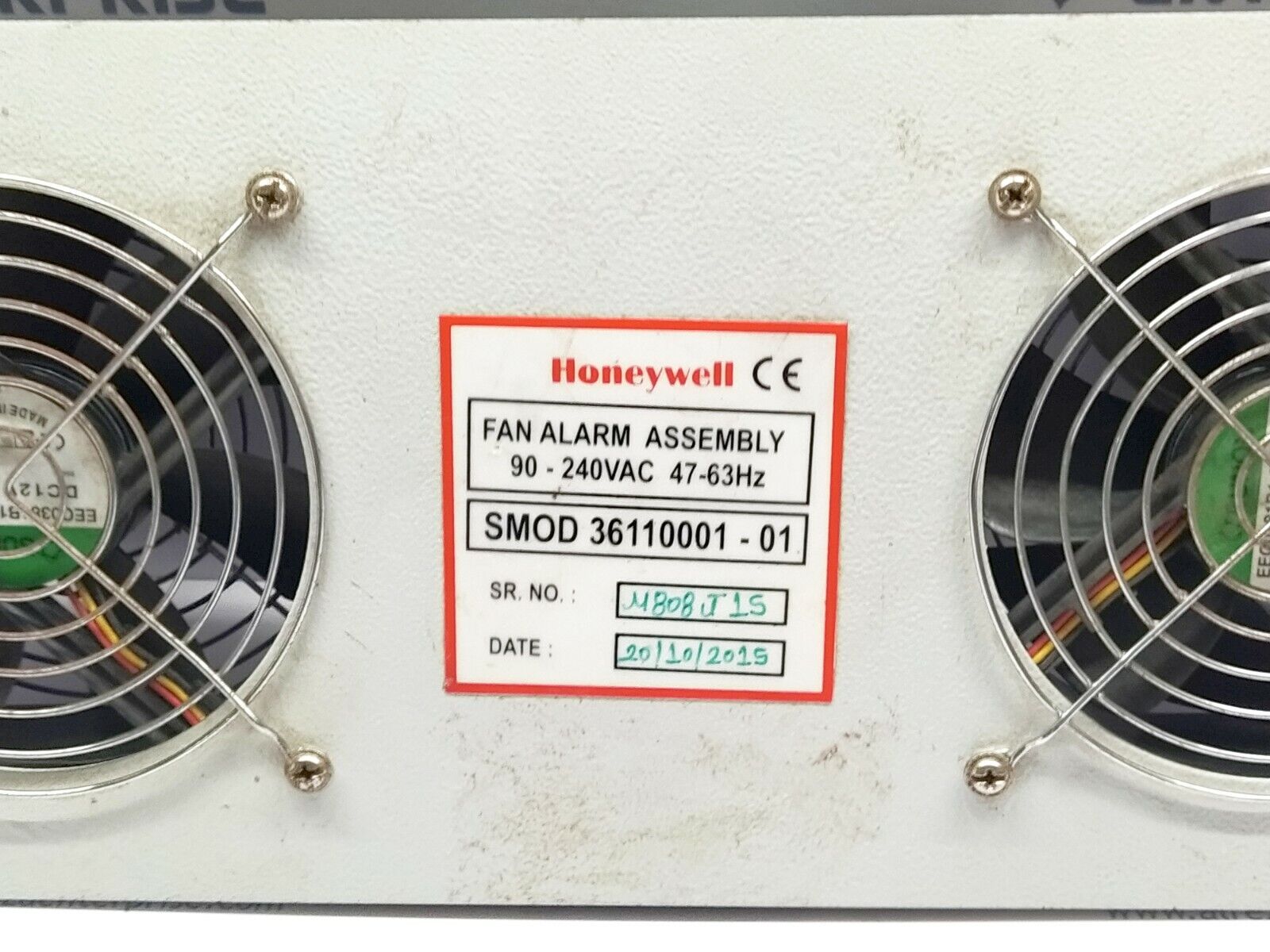 HONEYWELL SMOD 36110001-01 FAN ALARM ASSEMBLY 90-240 VAC