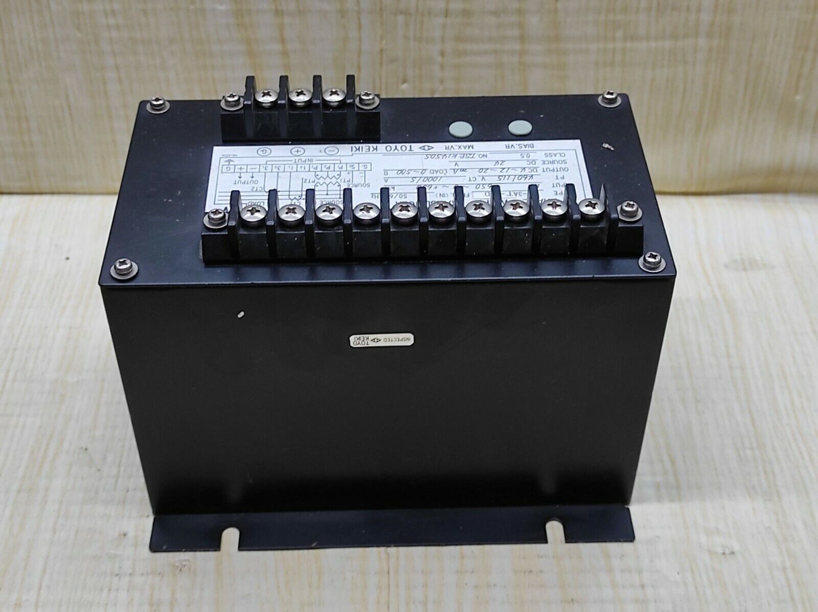 Toyo Keiki EG-3AT-SD 3-Phase Watt Transducer EG3ATSD 650 KW