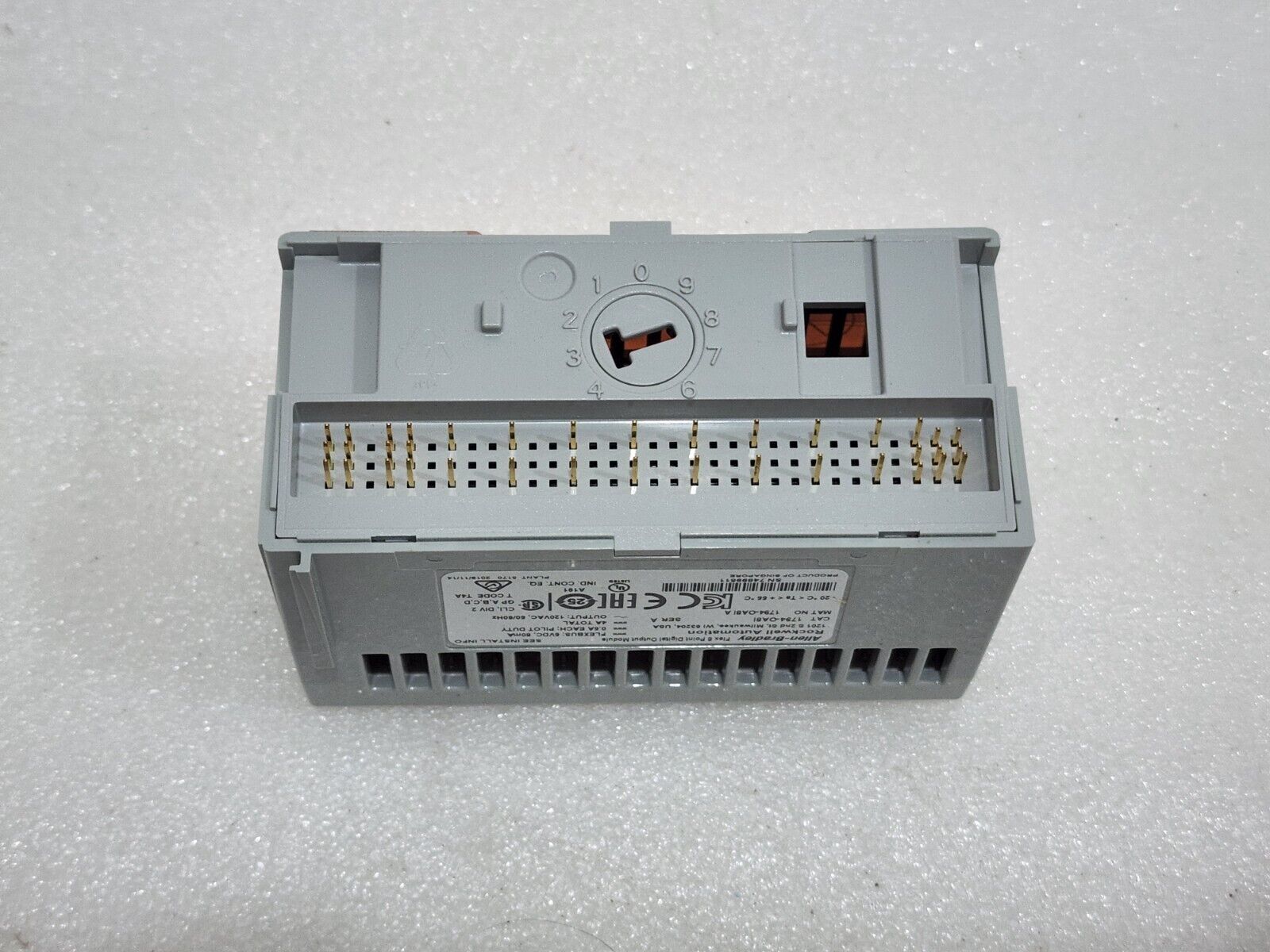ALLEN BRADLEY CAT 1794-OA8I FLEX 8-POINT DIGITAL OUTPUT MODULE 