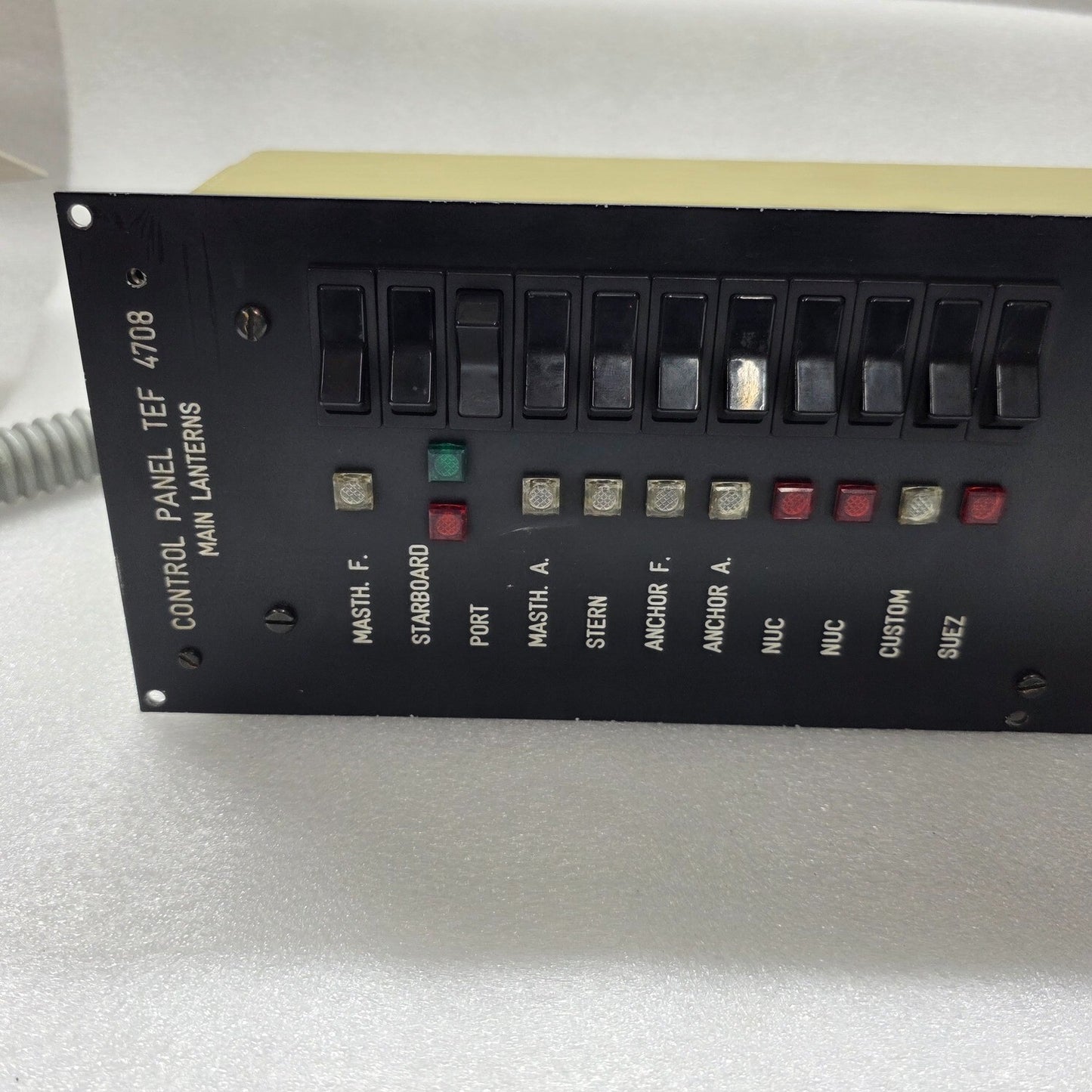 TRANSBERG TEF 4708 CONTROL PANEL MAIN LANTERNS