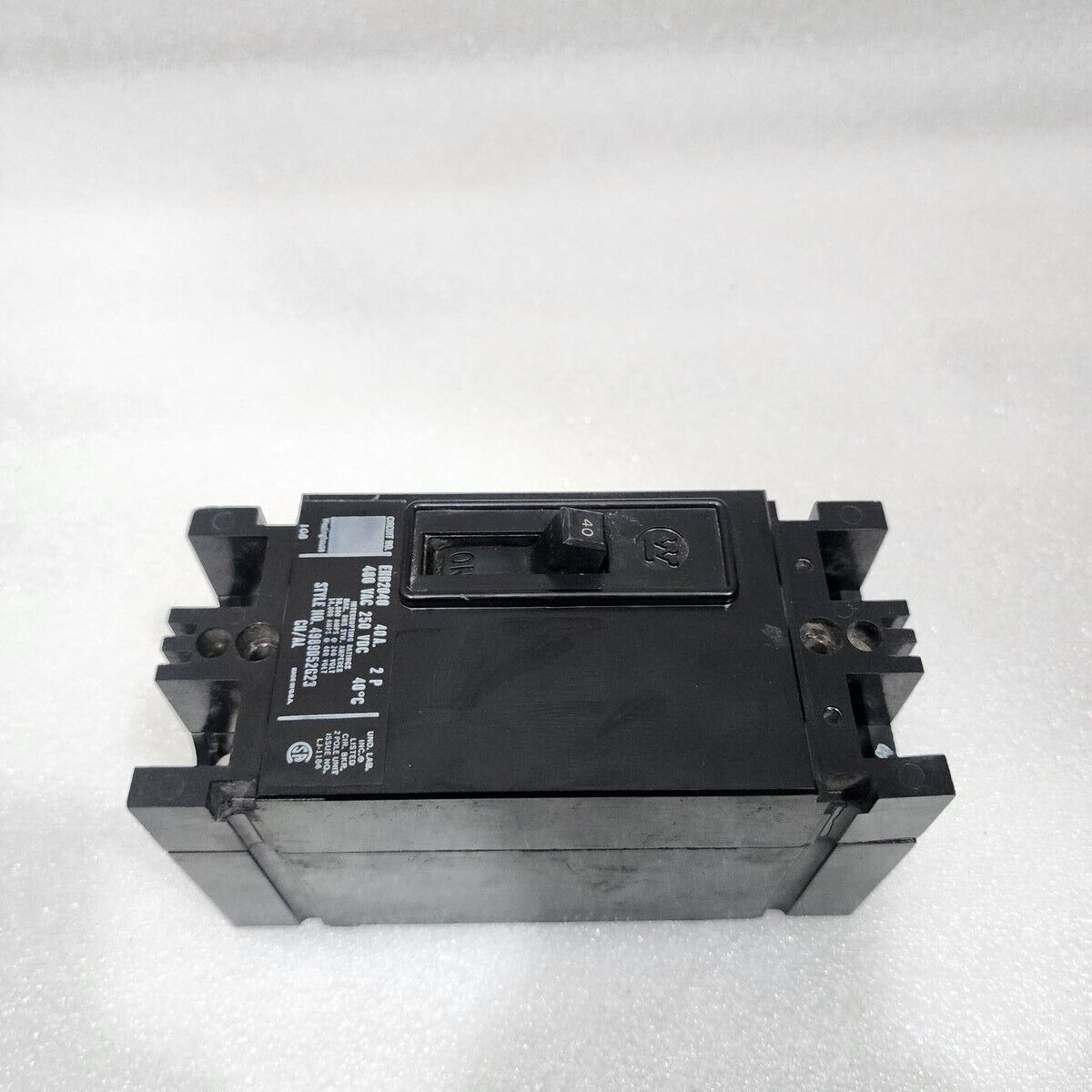 WESTINGHOUSE EHB2040 2-POLE CIRCUIT BREAKER 40A