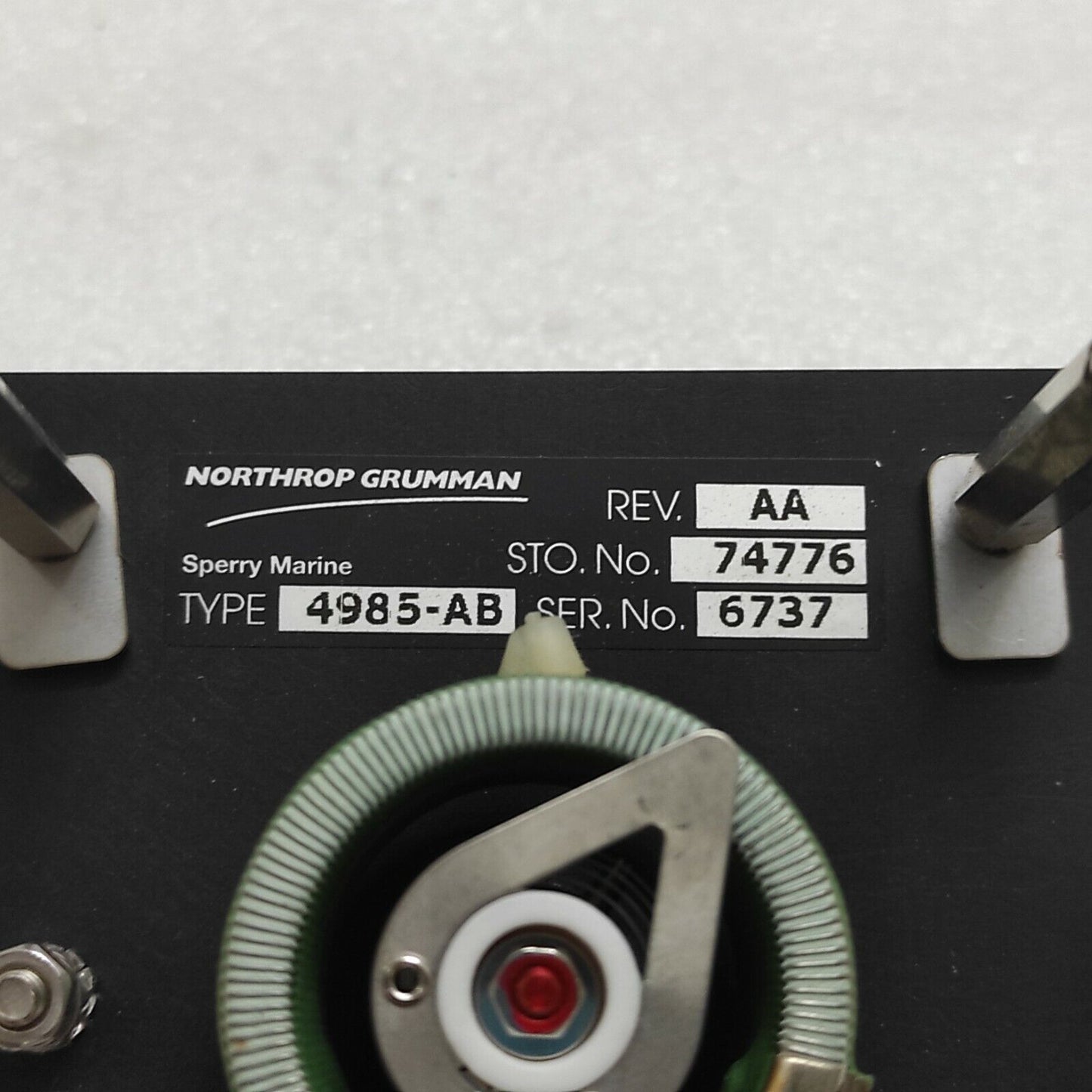 SPERRY MARINE 4985-AB JUPITOR COMPASS BACKLIGHT CONTROL