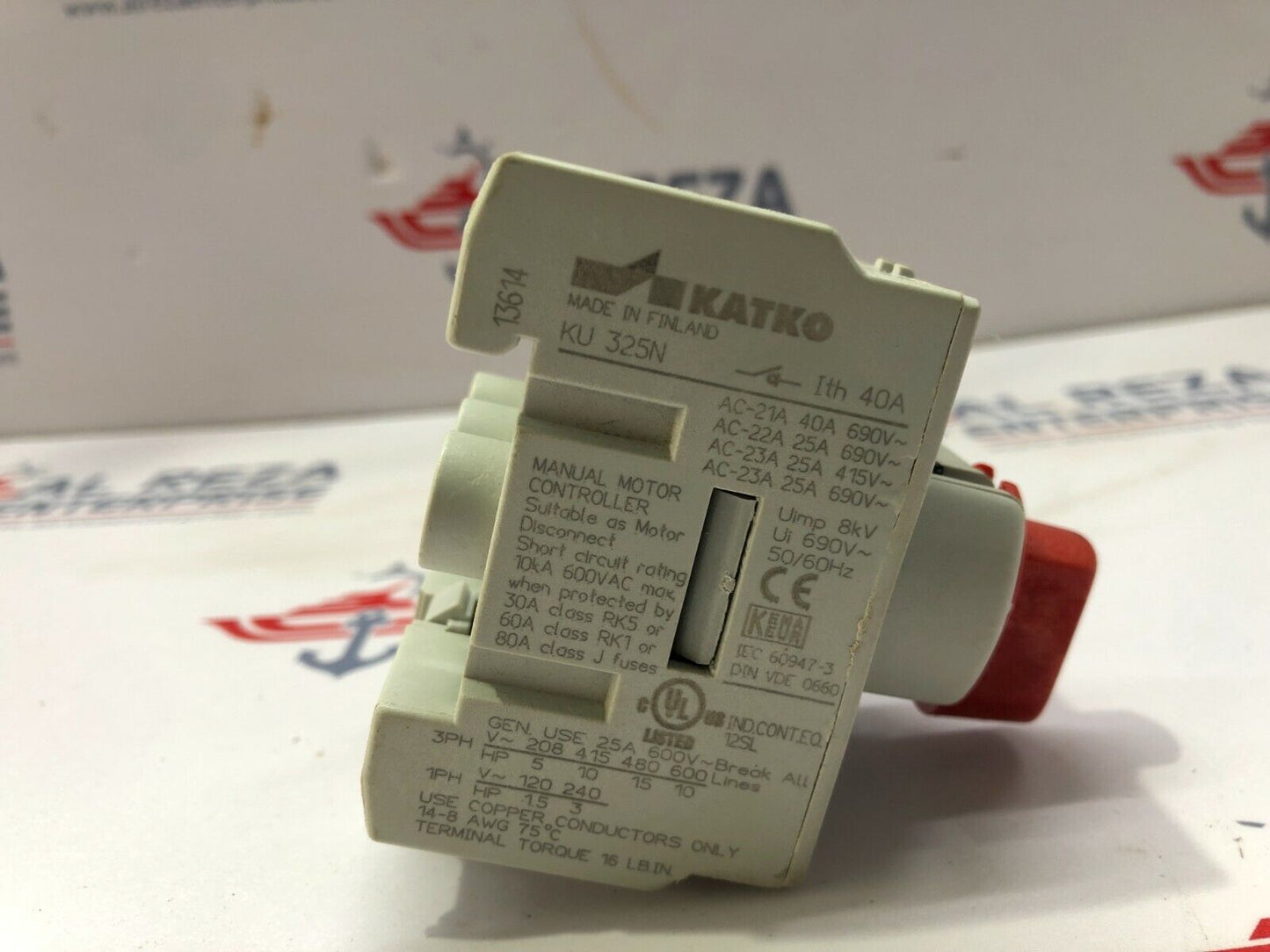 KATKO KU-325N MANUAL MOTOR PROTECTOR 40A