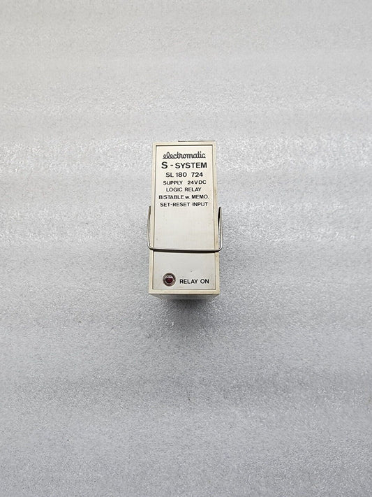 ELECTROMATIC SL180724 LOGIC RELAY BISTABLE W MEMO SET-RESET INPUT 24VDC