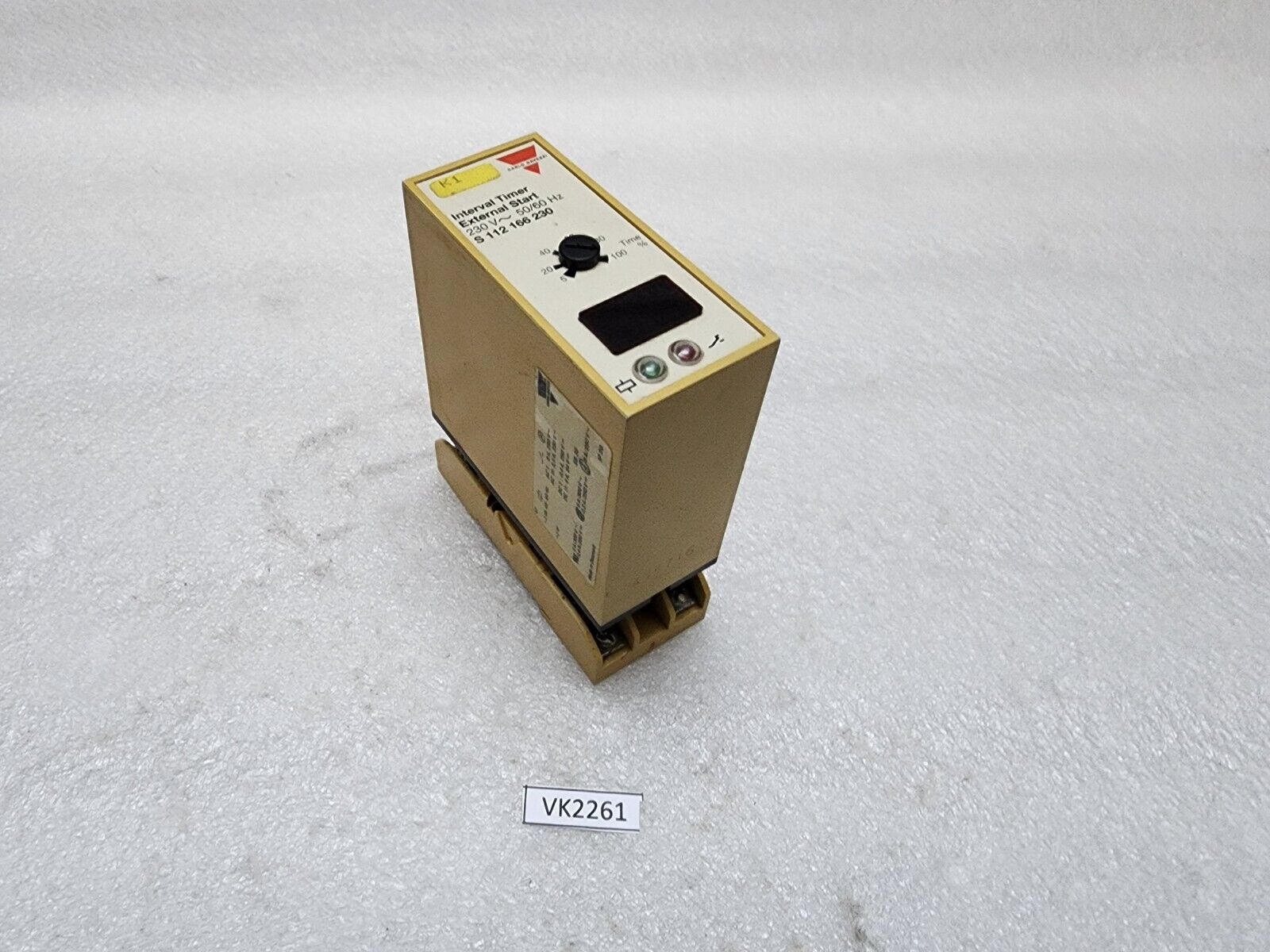 CARLO GAVAZZI S 112 166 230 INTERVAL TIMER S112166230 230V
