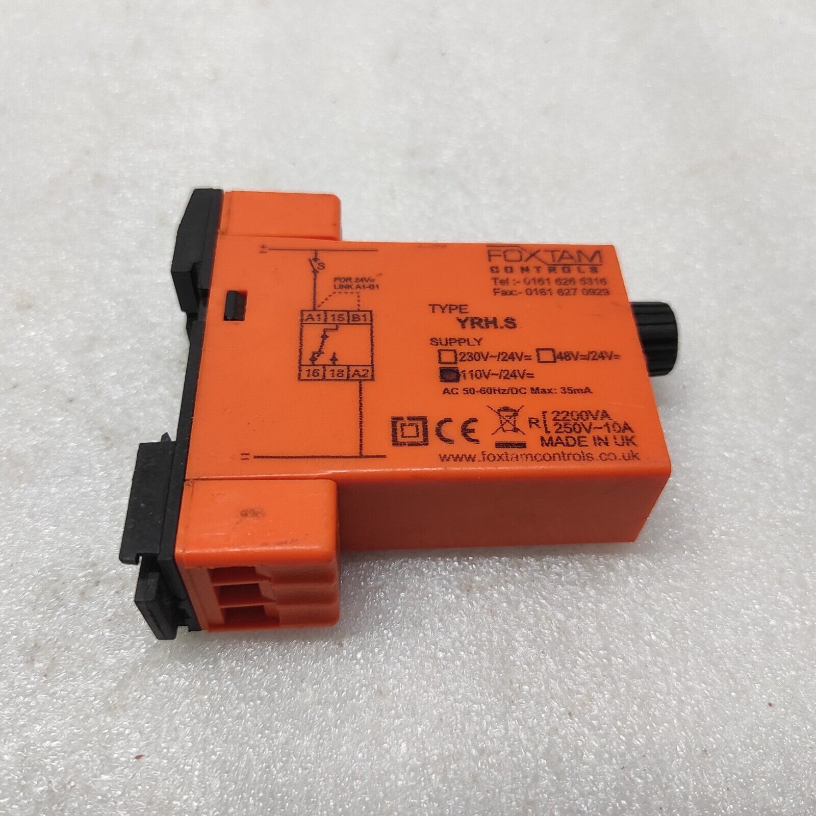 FOXTAM CONTROLS YRH.S DELAY OFF TIMER 