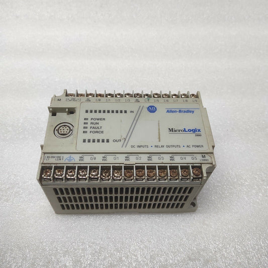 ALLEN BRADLEY MICROLOGIX 1000 CAT 1761-L16BWA DAMAGED
