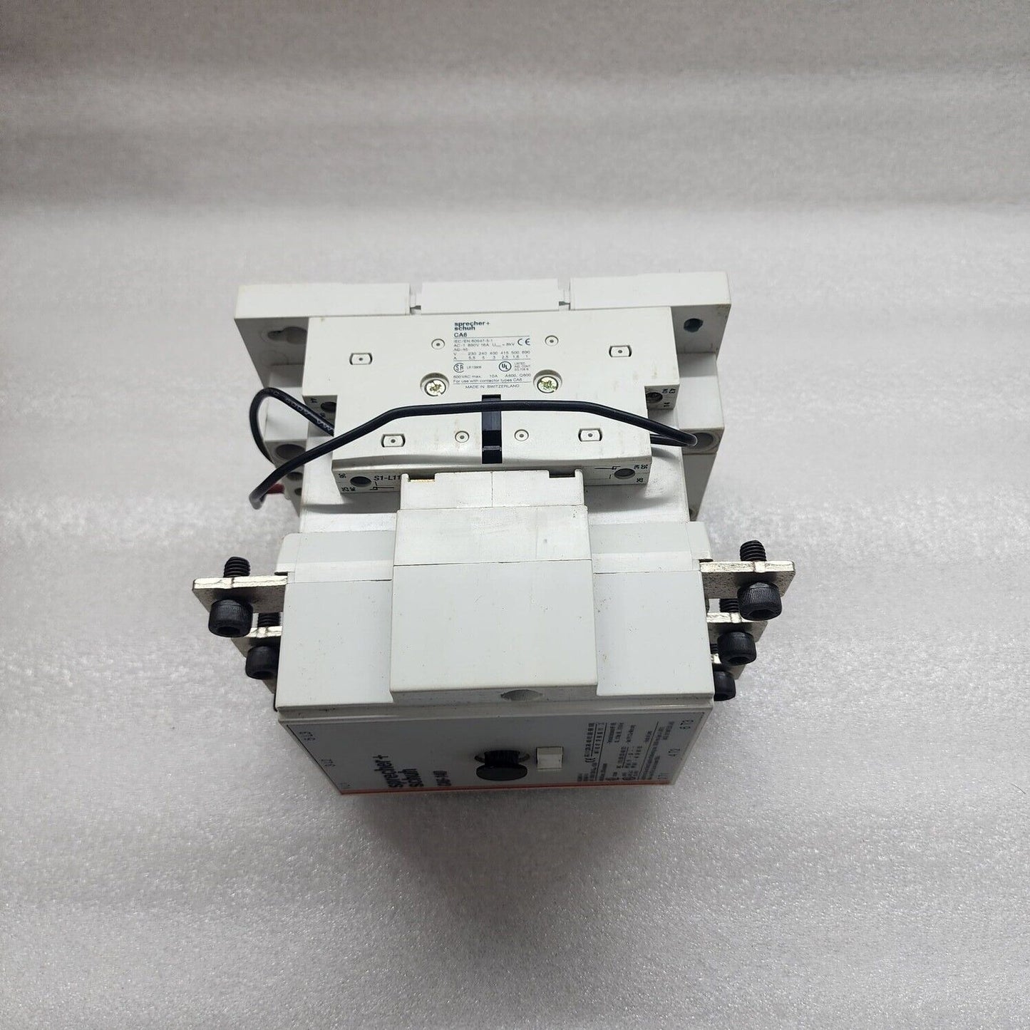SPRECHER + SCHUH CA6-140 3-POLE CONTACTOR 140A COIL VOLTAGE 110VDC