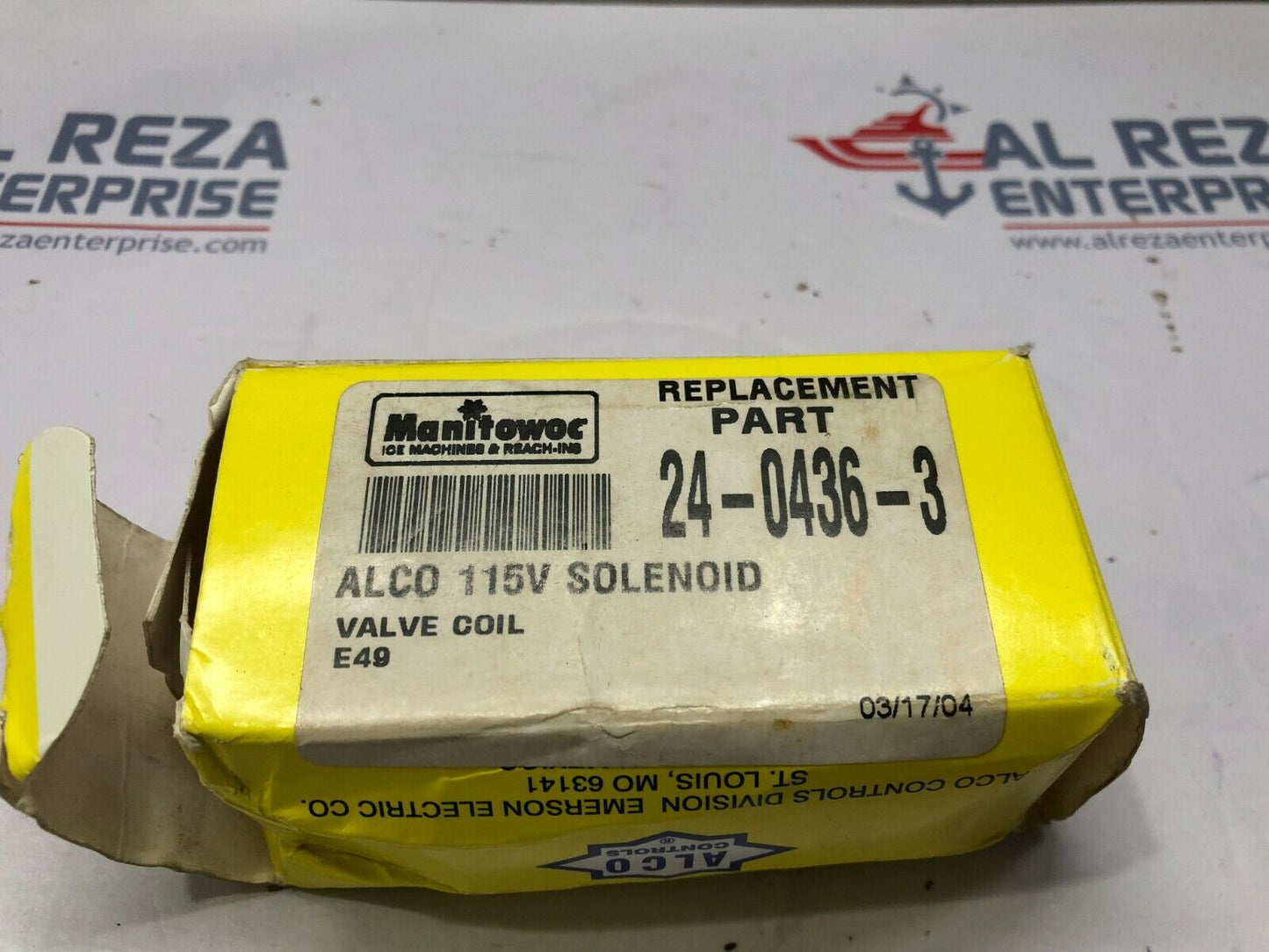 ALCO 24-0436-3 SOLENOID COIL 115V GS-1803-4