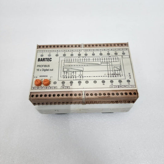 BARTEC 07-7331-2301 PROFIBUS 16CH DIGITAL OUTPUT MODULE