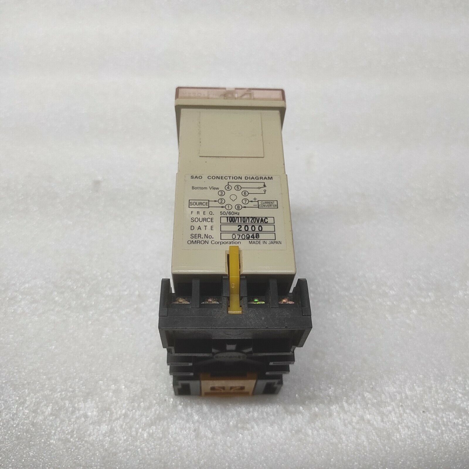 Omron SAO-Q1N Current Sensor 100-120 VAC SAOQ1N