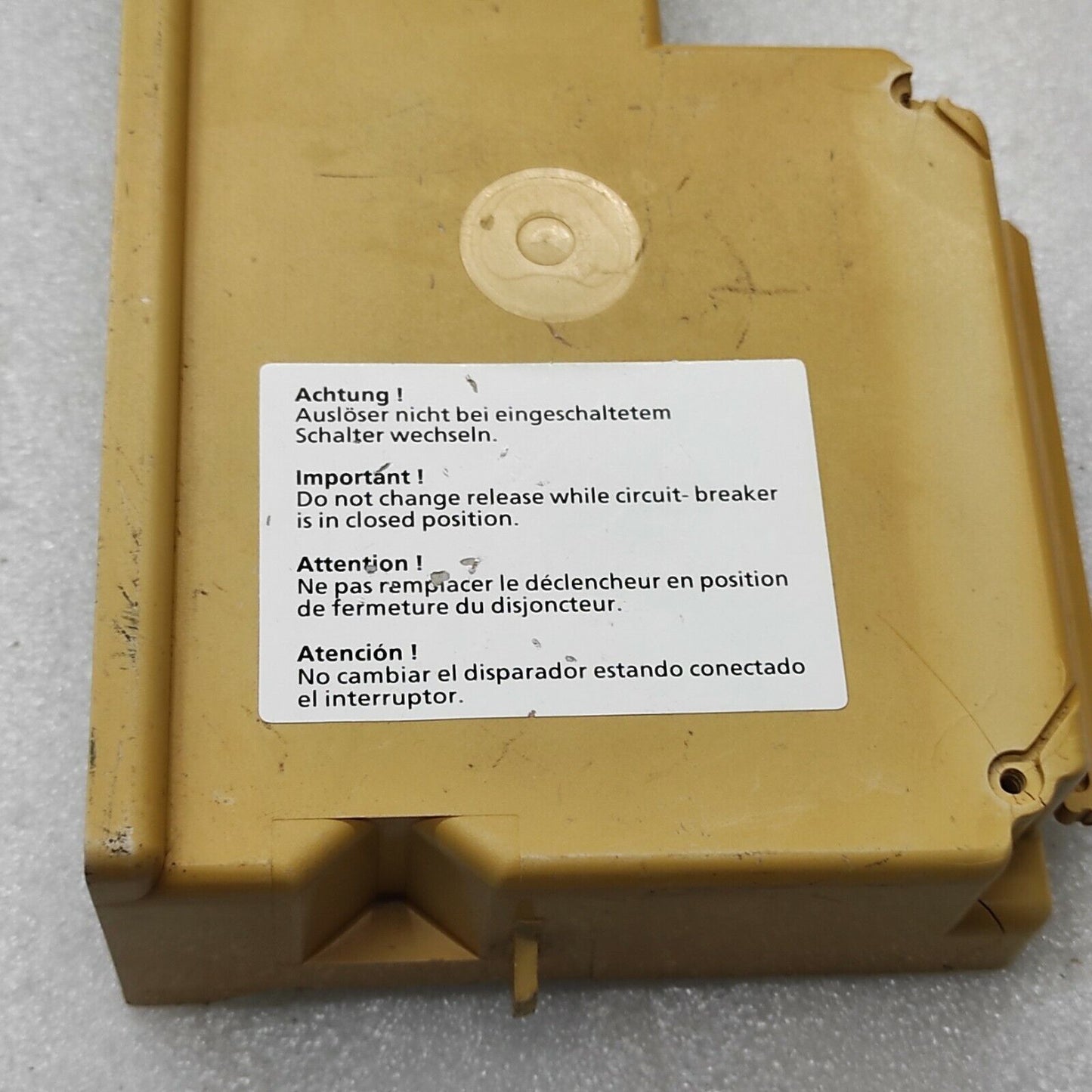 SIEMENS 3WX3141-3JC02 OVERCURRENT RELEASE TRIP UNIT WITH GROUND FAULT