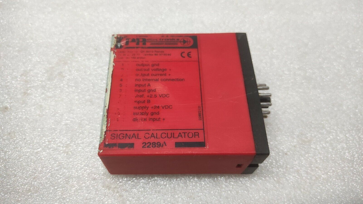 PR ELECTRONICS 2289A SIGNAL CALCULATOR 24VDC 2289A1