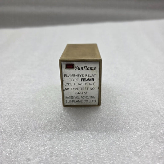 SUN FLAME FE-61R FLAME-EYE RELAY 100-110V