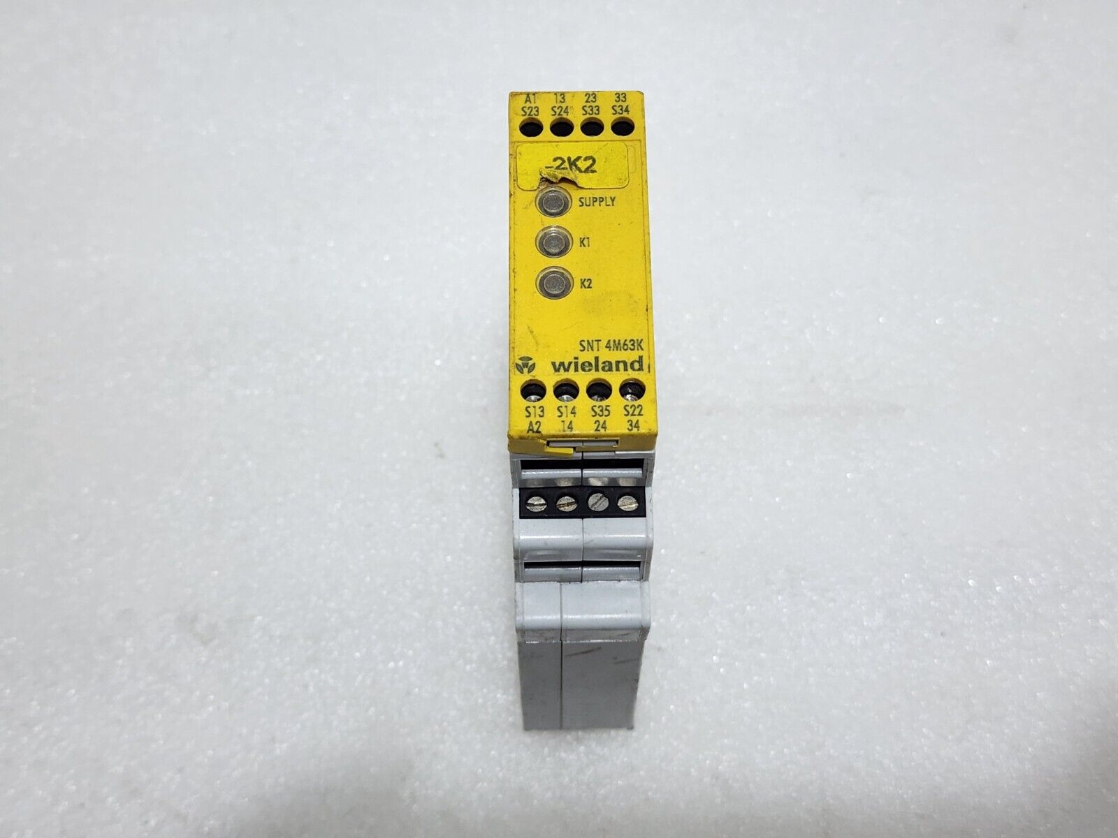 WIELAND 4M63K SAFETY MONITORING RELAY R1.188.1020.0 24V AC-DC