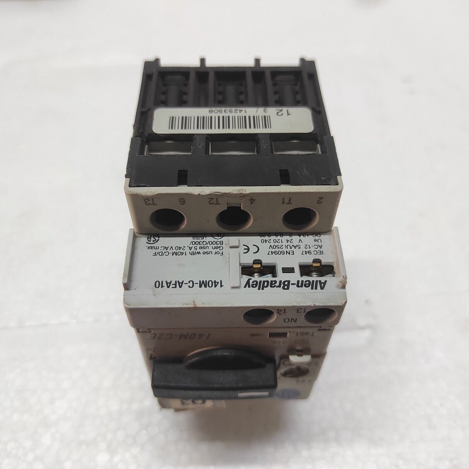 ALLEN BRADLEY 140M-C2E-B16 CIRCUIT BREAKER MOTOR PROTECTION